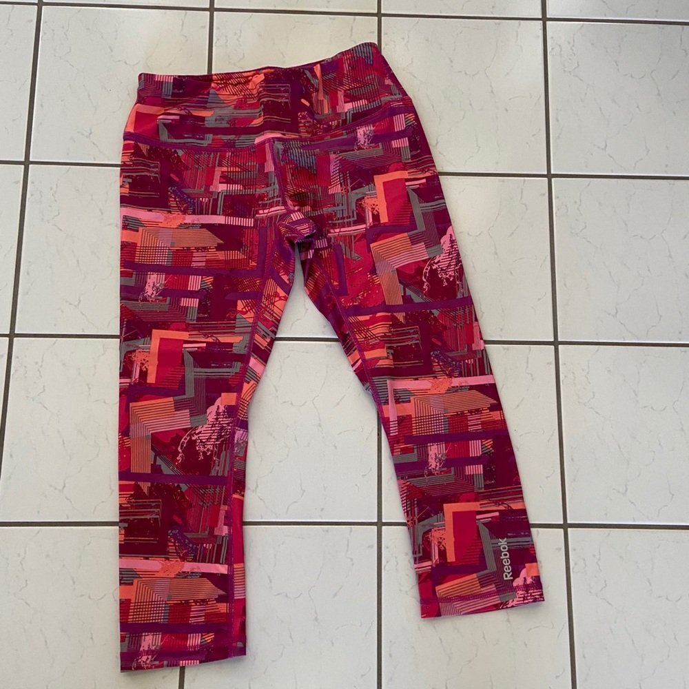 reebok cropped leggings